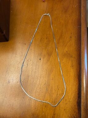 Sterling Silver Chain Necklace S925 Italy